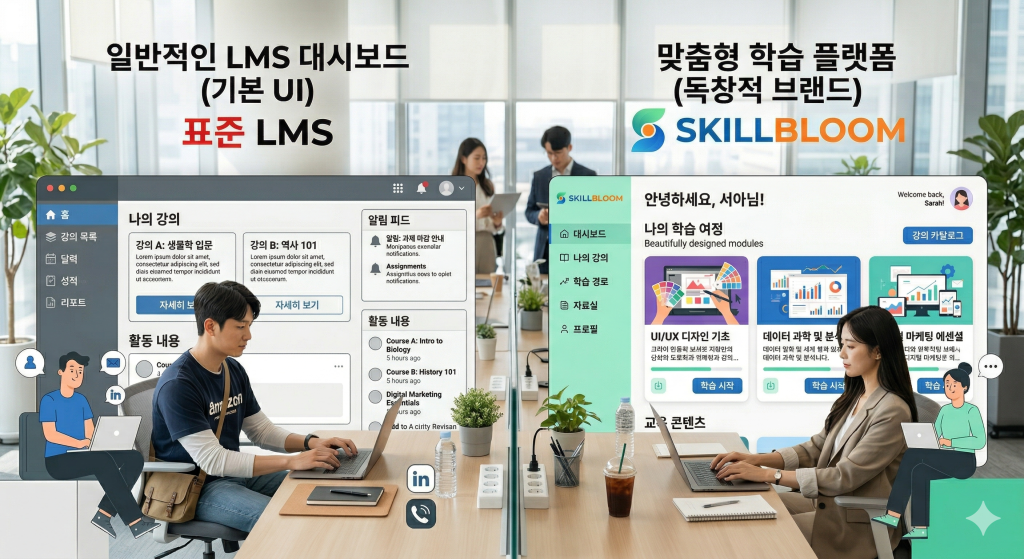 LMS 플랫폼 개발 가이드 | 솔루션 vs 커스텀 개발 선택 기준
