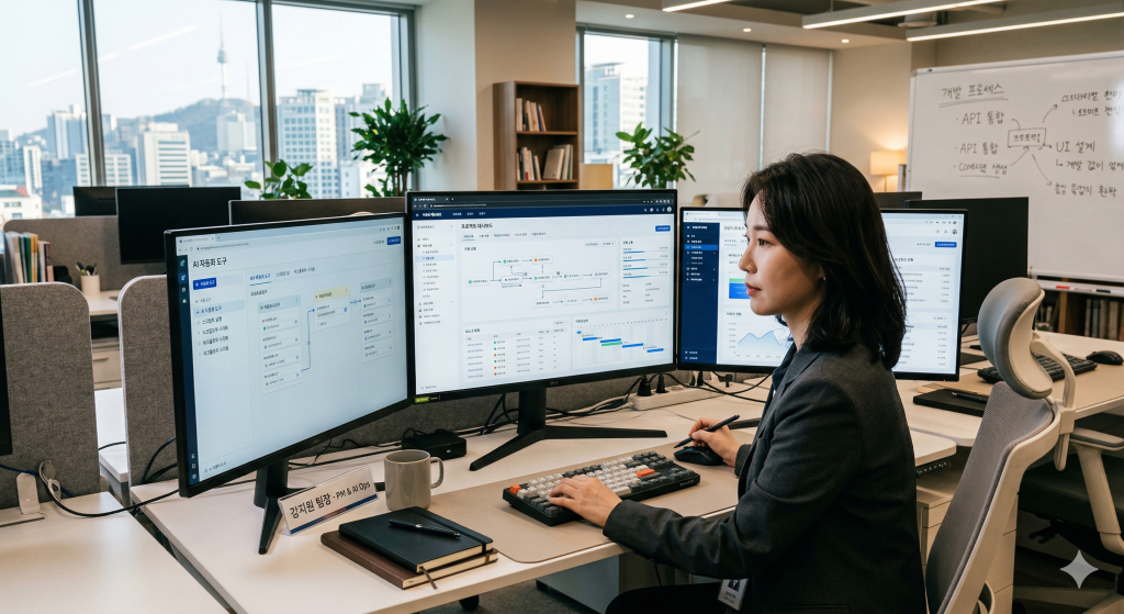 AI 도구를 활용해 업무를 끝까지 책임지는 한국인 실무자